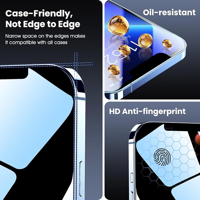 Deara ArmorPro 9H+ Tempered Glass Privacy Screen Protector for iPhone 11 Pro Max/iPhone Xs Max [6.5 Inch] Anti Spy Case Friendly (Longest Durable) 2 Pack