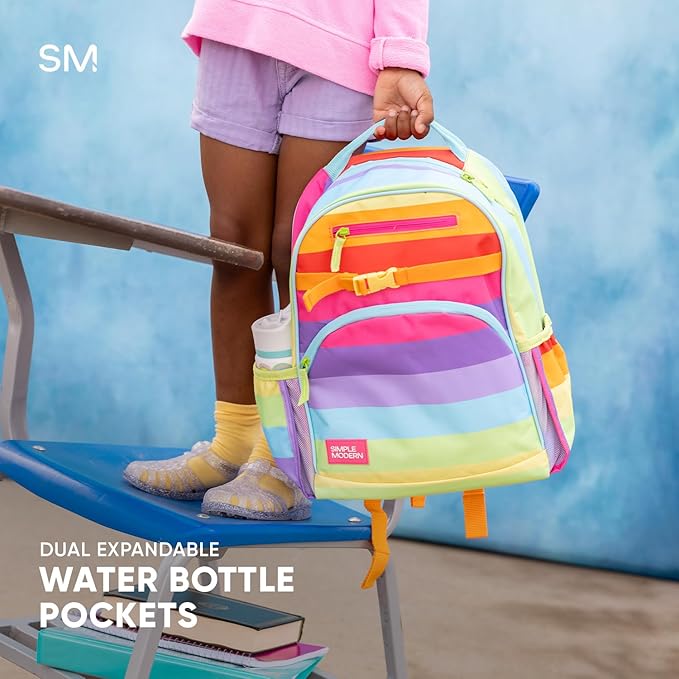 Simple Modern Medium Gabby's Dollhouse Toddler Backpack for School Girls and Boys | Kindergarten Elementary Kids Backpack | Fletcher Collection | Kids - 15" tall | Gabby's Friends
