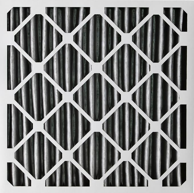 Nordic Pure 20x20x4 Pleated Plus Carbon Air Filters MERV 8 2 Pack