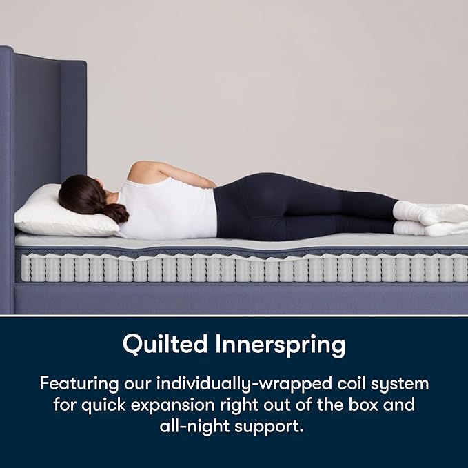 Five Star Mattress Tranquility 7-Inch Firm – Full– Supportive Coils, Breathable Foam – Bed-in-a-Box– 100 Night Trial, 10-Year Limited Warranty
