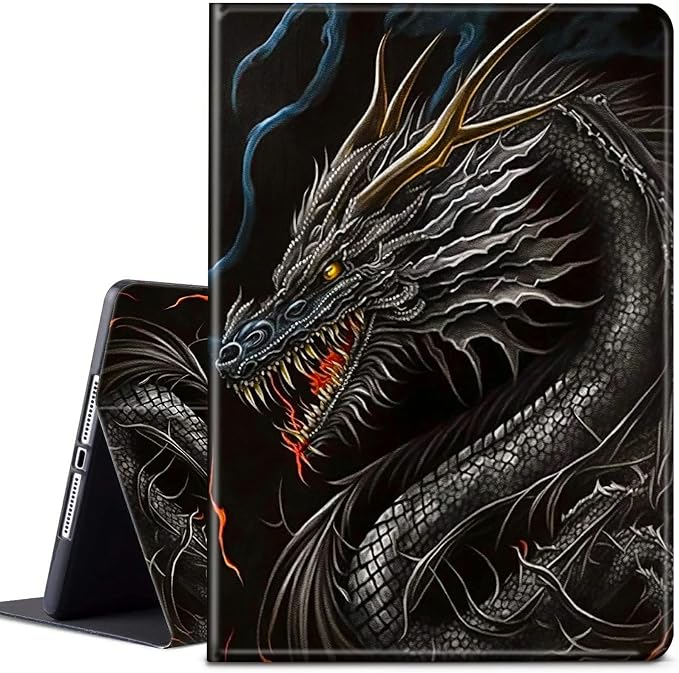 Case for Samsung Galaxy Tab A9 Plus 2023/A11 Plus 2025 11 inch Lightweight Protective PU Leather Smart Stand Cover with Auto Wake Sleep Tablet Case Cover - American Flag &amp Fish