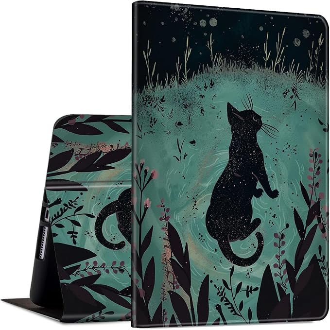 Slim Case for Samsung Galaxy Tab S11 5G 11 Inch (2025) PU Leather Tablet Cases Flip Folio Multi-Angle Viewing Stand Protective Smart Shell Cover with Auto Wake/Sleep A Crow Skull