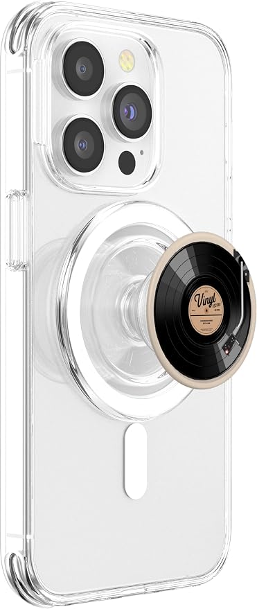 Vinyl Record Player Vinyl Collector Retro Music Lover PopSockets PopGrip for MagSafe