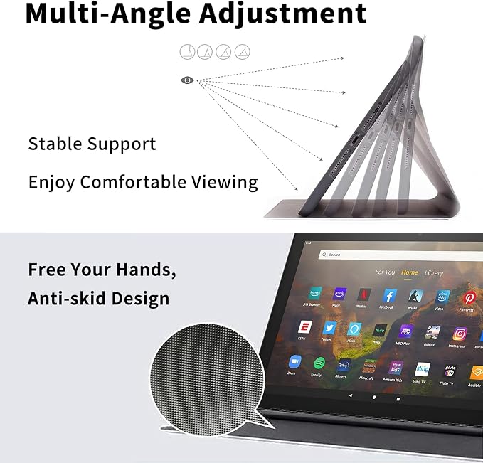 Case for All-New Amazon Kindle Fire HD 10 &amp 10 Plus 11th Generation 2021 Release 10.1 inchSlim Folding Stand Cover with Auto Wake/SleepAmerican Girls