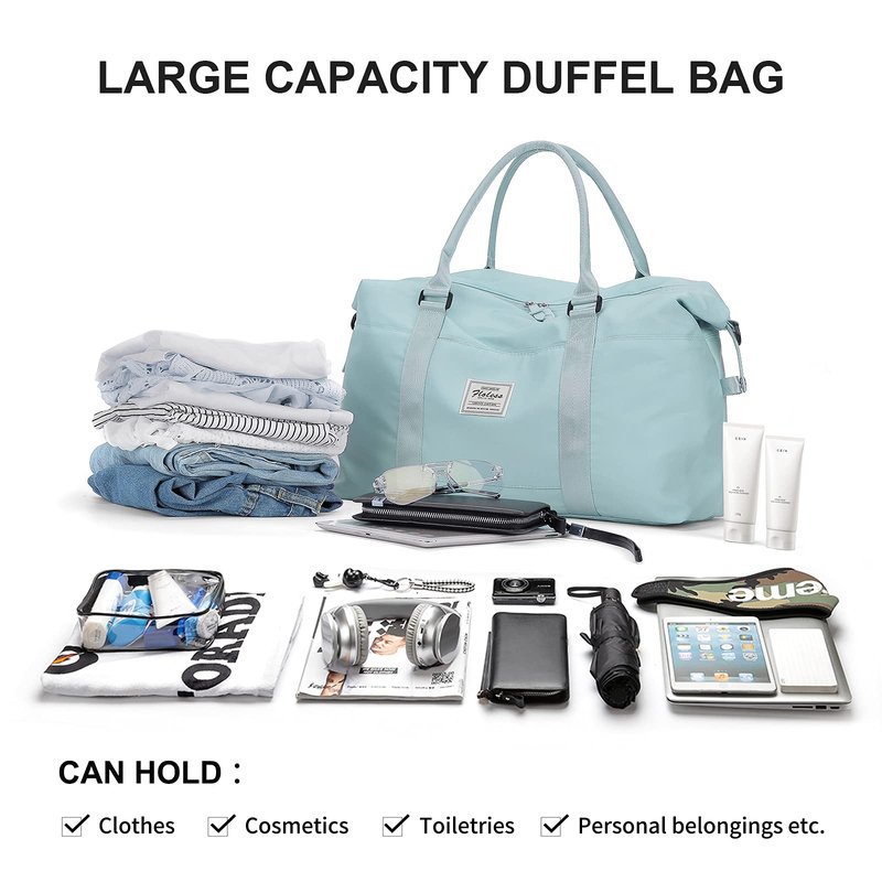 Travel Duffel Bag, Carry On Overnight Weekender Bags for Women