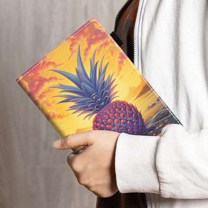 Case for Amazon Kindle Fire HD 8/Fire HD 8 Plus Tablet (12th/10th Generation 2024/2022/2020 Release) - PU Leather Folio Cover with Smart Auto Wake/Sleep Bald Eagle