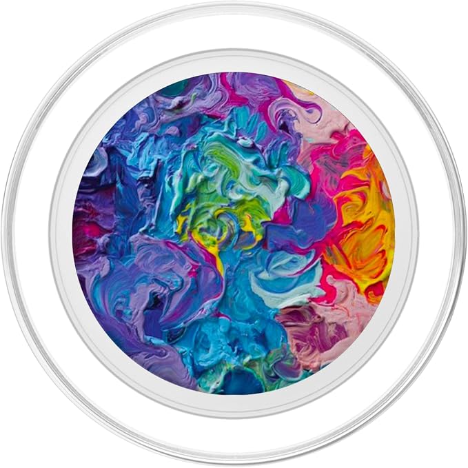 Artist Palette Paint Abstract Bright Colors Design PopSockets Adhesive PopGrip