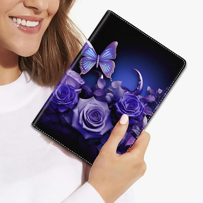 Case for iPad (A16) 11th Generation 11 Inch 2025 / iPad 10th Generation 10.9 Inch 2022 Ultra-Thin Multi-Angle Protective Cover with Auto Sleep/Wake A Dark Horse