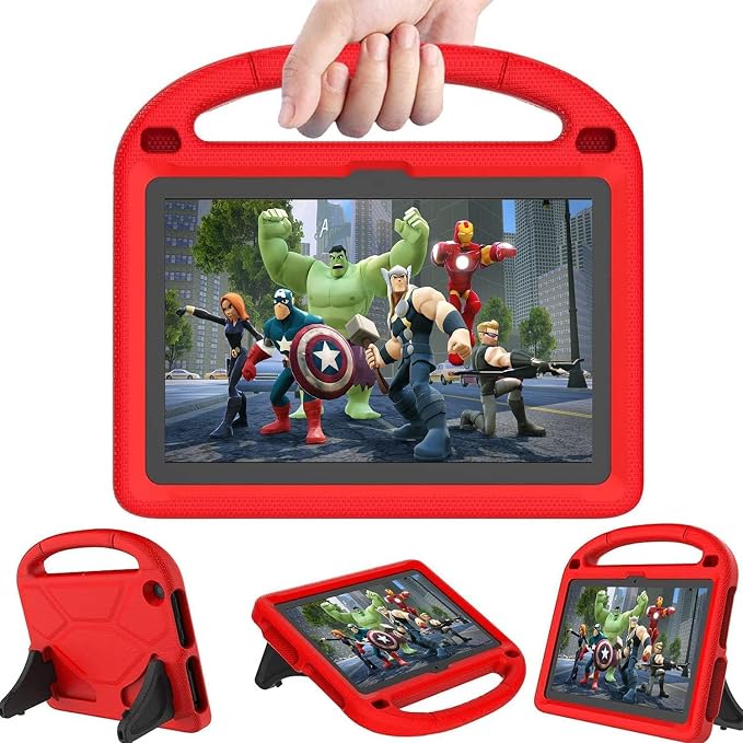 Kids Case for New 10-inch Tablet 2023 Lightweight Shockproof Kids Friendly Full Cover with Handle Kickstand