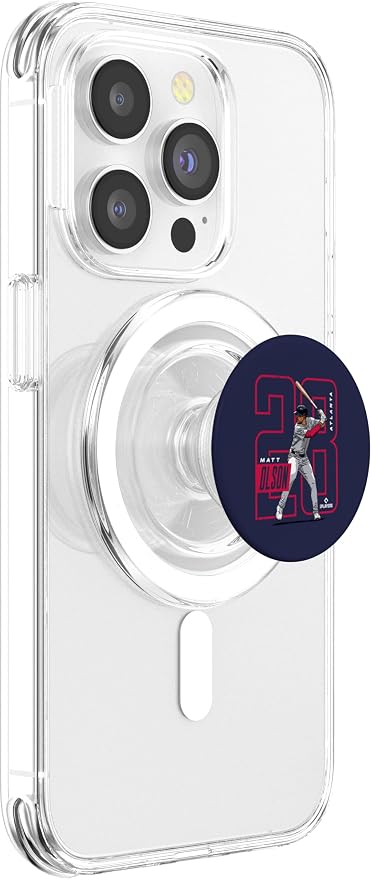 Matt Olson | Atlanta Baseball MLB Players | MLBOLS4025-S PopSockets PopGrip for MagSafe