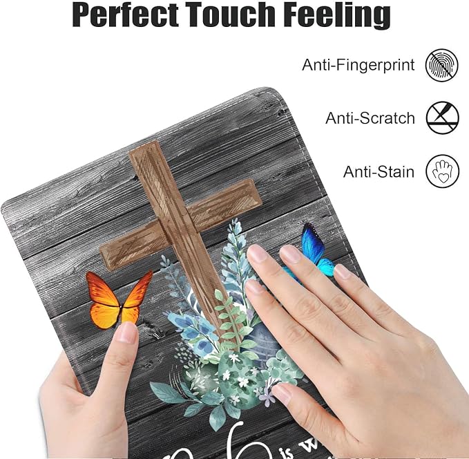 Case for iPad (A16) 11th Generation 11 Inch 2025 iPad 10th Generation 10.9 Inch 2022 Premium PU Leather Stand Folio Cover with Auto Sleep/Wake American Flag Sunflower and Cow