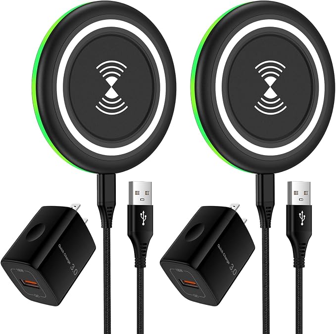 for Google Wireless Charger Compatible Google Pixel 10/10 Pro/10 Pro XL/9A/9/8/8A/8 Pro/7/6 Pro2 Pack 15W Wireless Charger Android Fast Charging Pad for Samsung Galaxy S25 FE Z Fold 7 with Adapter