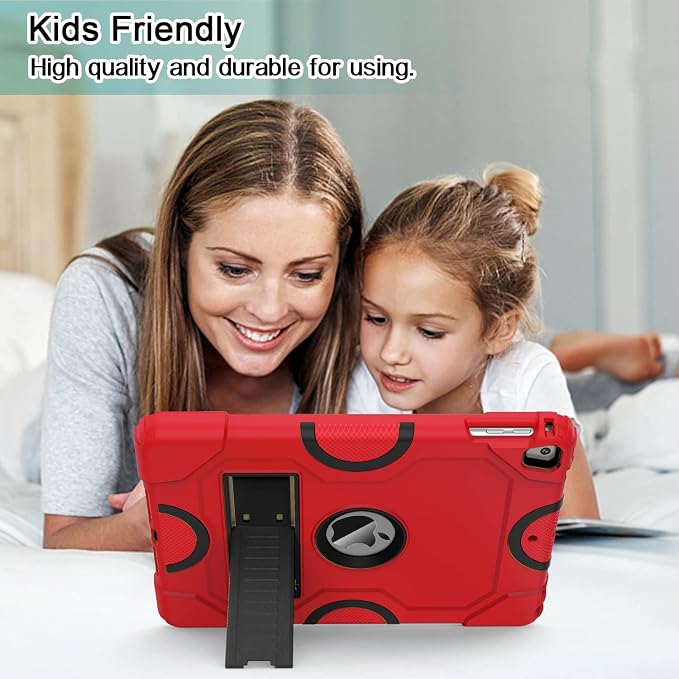 ZoneFoker Case for iPad 6th/5th Generation (9.7 Inch 2018/2017 Model) iPad Air 2 / 1st iPad Pro 9.7 Heavy Duty Shockproof Rugged Protective Case Alpine Green