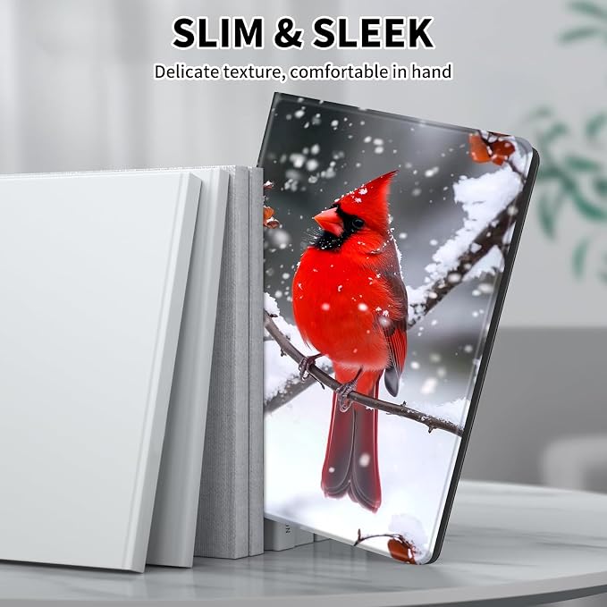 Case for Microsoft Surface Pro 11/10 / 9 13 InchPU Leather Cute Slim Folio Adjustable Stand Cover Case for Surface Pro 11th Edition AIAutumn Red Forest