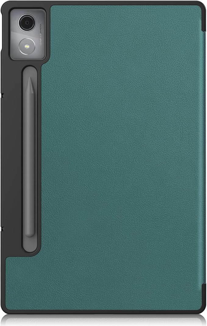 Gylint PU Leather Case for Lenovo Idea Tab Pro/Xiaoxin Pad Pro 12.7 Inch 2025 Ultra Thin Folding Folio Stand Protective Cover Black
