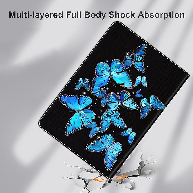 Case for iPad 9th/8th/7th Generation 2021/2020/2019 iPad 10.2 Inch Also Fit iPad Air 3th Gen 2019/iPad Pro 10.5 inch，Standing Cover with Auto Sleep/WakeCute Black Cat