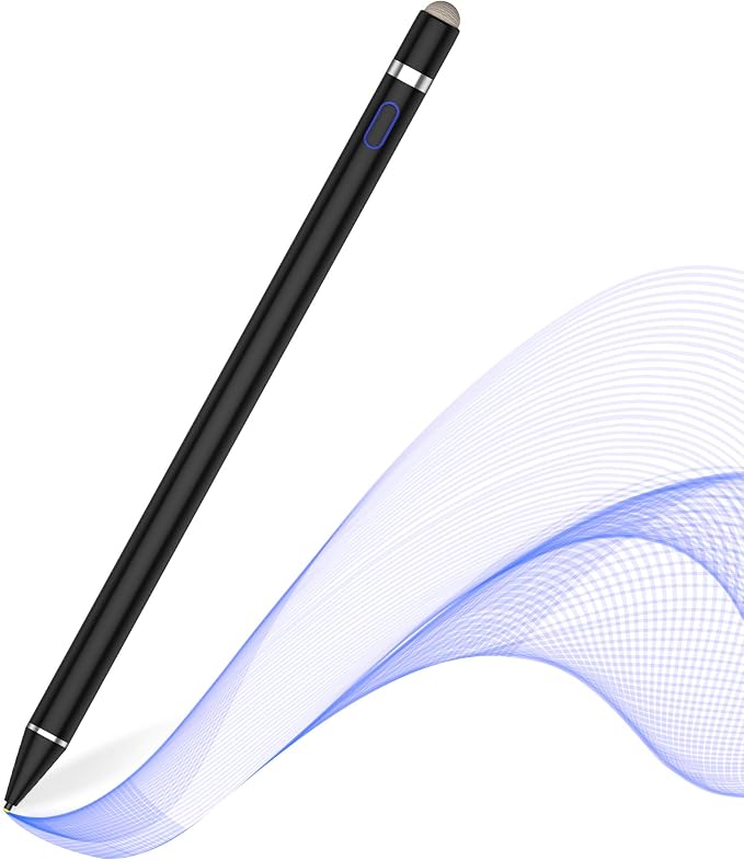 Active Stylus Pen for Touch ScreensDual Pen Tips for iOS &amp Android Drawing &amp WritingHigh Precise Digital Pencil for Apple iPhone 16/15/14/13/12/11/X/8iPad Air/Pro/MiniPhone/Tablet/Sam-sung