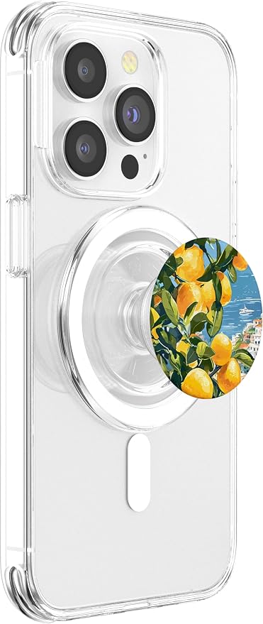 Italian Coast with Amalfi Lemons from The Mediterranean Sea PopSockets PopGrip for MagSafe
