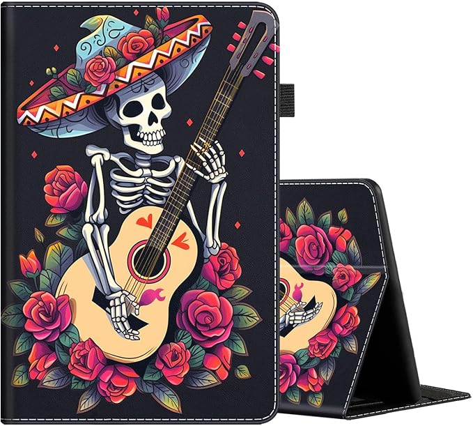 Case Fits Amazon Kindle Fire HD 8 &amp 8 Plus Tablet (12th Generation/10th Generation 2022/2020 Release) 8 Multi-Angle Smart Stand Cover Auto Sleep/Wake Space Corgi Dog