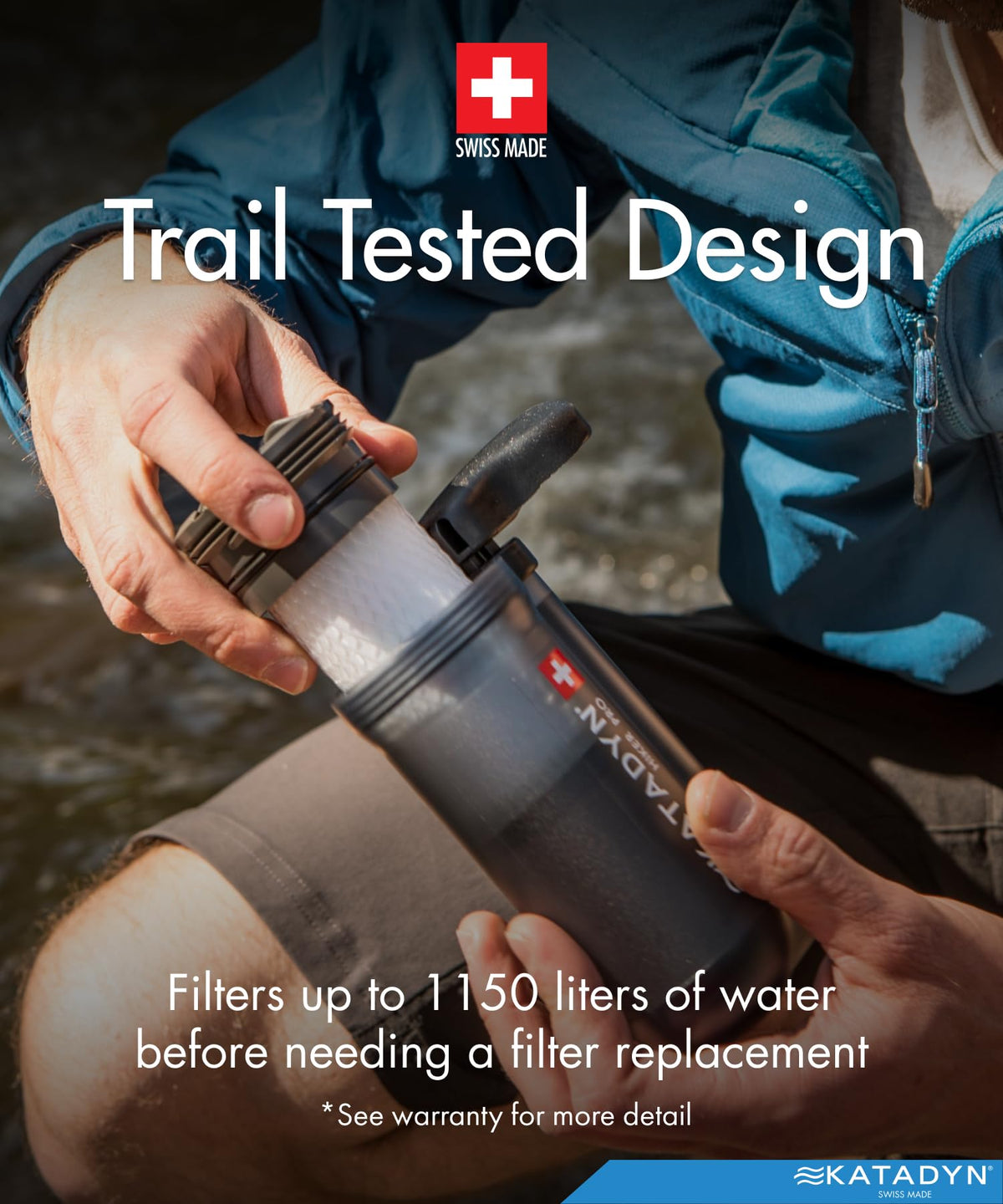 Katadyn Hiker Pro Transparent Hand Pump Water Filter