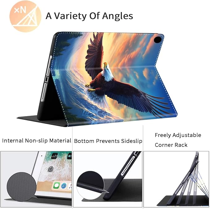 Case for iPad Mini 5/4/3/2/1 Durable Shockproof Protective Cover for Apple 7.9 inch iPad Mini 1st2nd3rd4th5th Generation，Blue Dragon