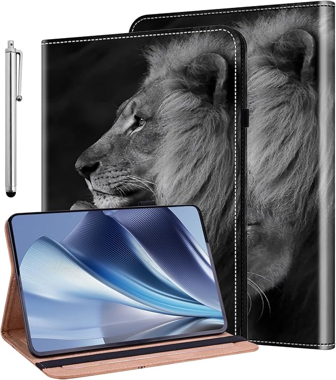 ALILANG Case for Kindle Fire HD 10 &amp 10 Plus Tablet (13th/11th Generation 2023/2021 Release) 10.1 Shockproof Folding Stand Cover for Amazon Fire Hd 10 Tablet Case-Basalt Eagle