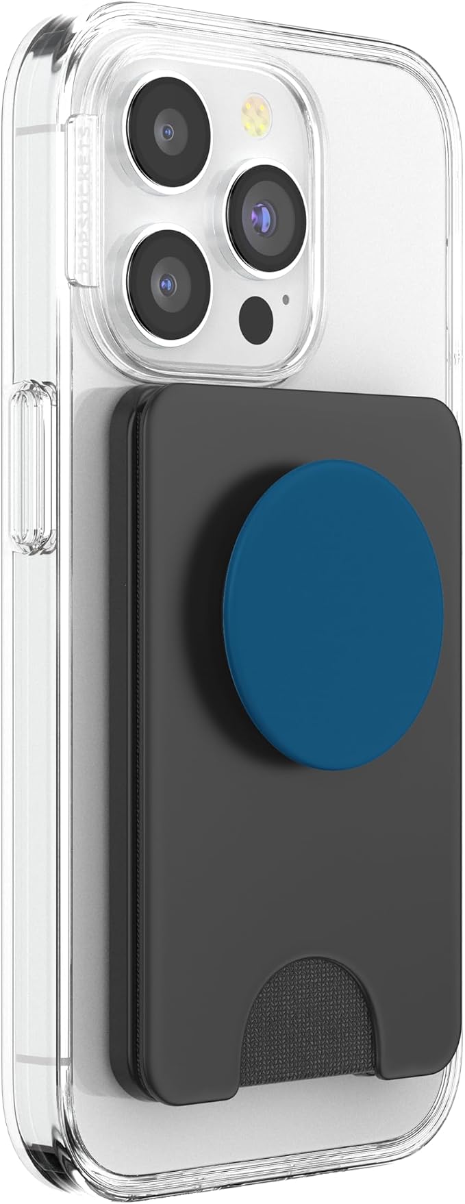 Cute Simple Minimalist Color Ocean Blue PopSockets PopWallet for MagSafe