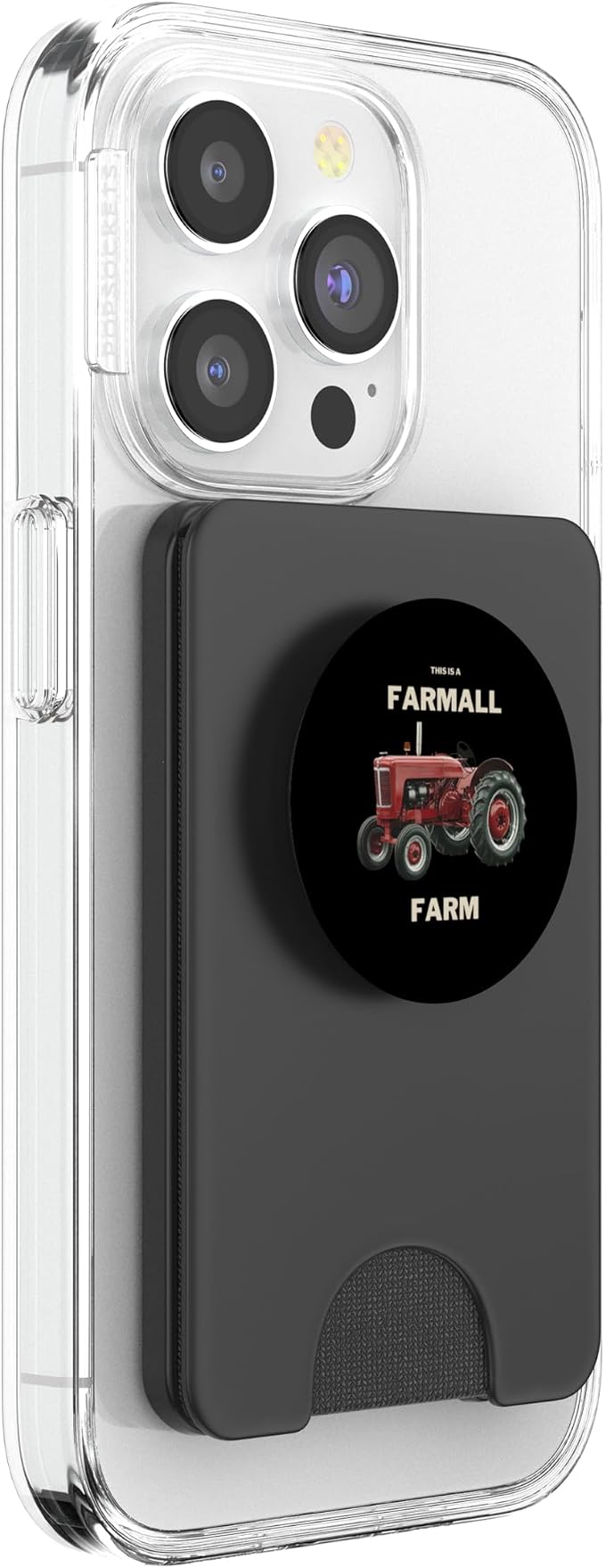 This A Farmall Farm Vintage Tractor Farming Design PopSockets PopGrip for MagSafe