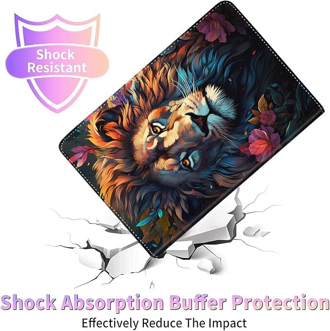 Case for Galaxy Tab A9 Plus ， Auto Sleep/Wake Multi-Angle Viewing Slim Folio Stand Cover for Samsung Galaxy Tab A9+/A9 Plus 11 Inch 2023 (SM-X210/X216/X218) Magic Mushrooms Fungus