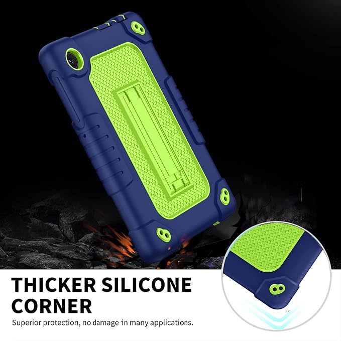 for TCL Tab 8 Plus Tablet CaseShoulder Strap Soft Silicone&ampHard Back Shockproof Protective Case for TCL Tab 8 Plus/TCL Tab 8 LE/TCL Tab 8 WiFi/TCL TAB 8V/TCL Tab 8 SE(Black/Black)