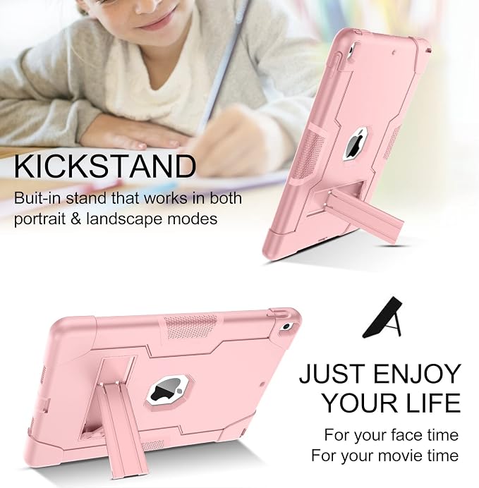 BENTOBEN for iPad Air 3 2019 Case iPad Pro 10.5 2017 Case 3 Layers Heavy Duty Rugged Shockproof Kickstand Sturdy Protective Tablet Cover for iPad Air 3rd Generation/iPad Pro 10.5 2017 Black