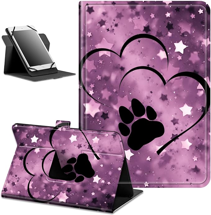for Google Pixel Tablet Case 2023 Universal Tablet CaseSlim PU Leather Multi-Angle Viewing Cover with 360 Degree Rotatable Kickstand forPixel Tablet 2023 11-inchBlue Wolf