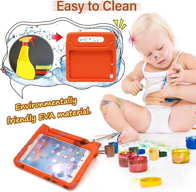 LEFON Kids Case Shockproof for iPad mini 5/4/3/2/1 iPad mini 4th Generation Case for Kids with Convertible Handle Light Weight Super Protective Stand Cover for iPad mini 5th Gen 7.9 Inch