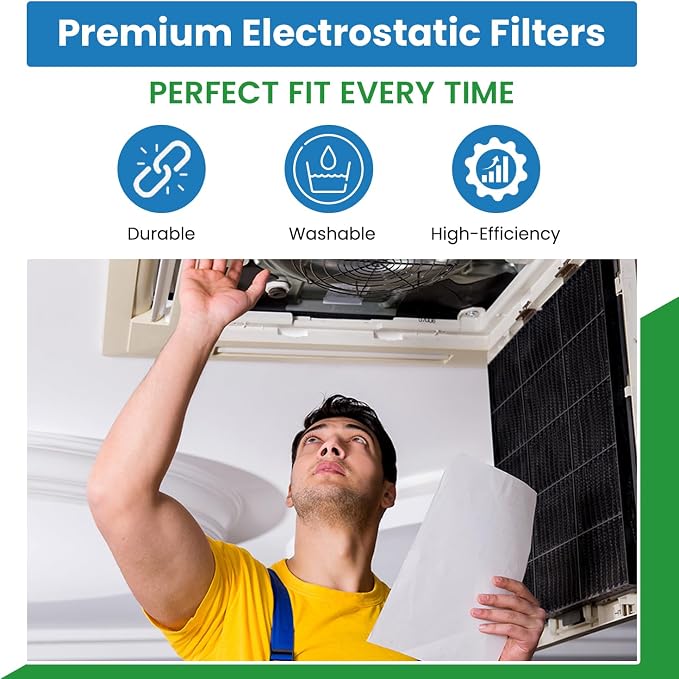 Filter Everything Electrostatic Furnace Filter – Washable Permanent Air Filter