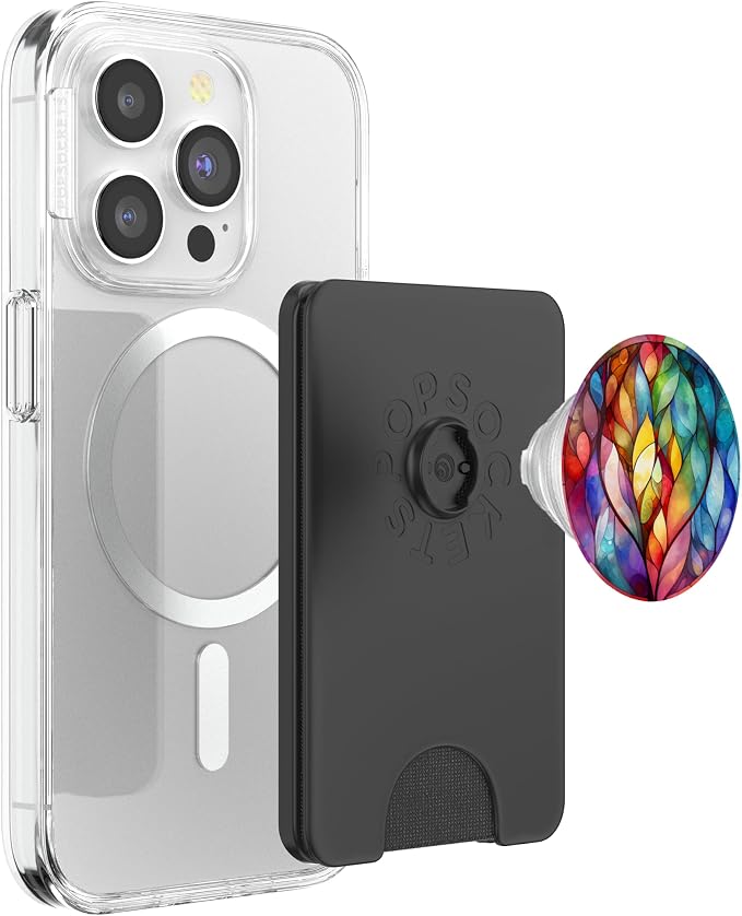 Beautiful Watercolor Stained Glass PopSockets Adhesive PopGrip