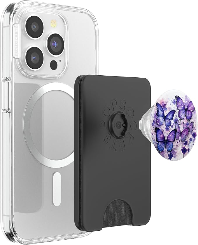 Butterfly Aesthetic Purple Butterflies Nature Blue PopSockets Adhesive PopGrip