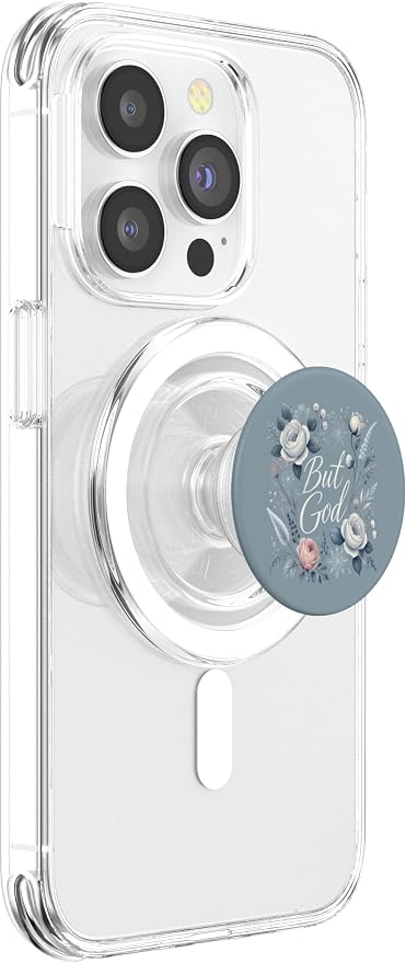 Religious But God Mobile Cell Finger Holder Phone Stand Gift PopSockets Adhesive PopGrip