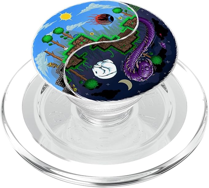 Terraria Night and Day PopSockets Adhesive PopGrip