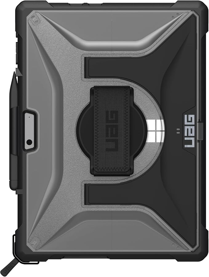 URBAN ARMOR GEAR UAG Designed for Microsoft Surface Pro 13 12/11 Edition Case with Built-in Kickstand &amp Pen Holder Compatible with Type Cover Keyboard Rugged Protective Cover Metropolis Black