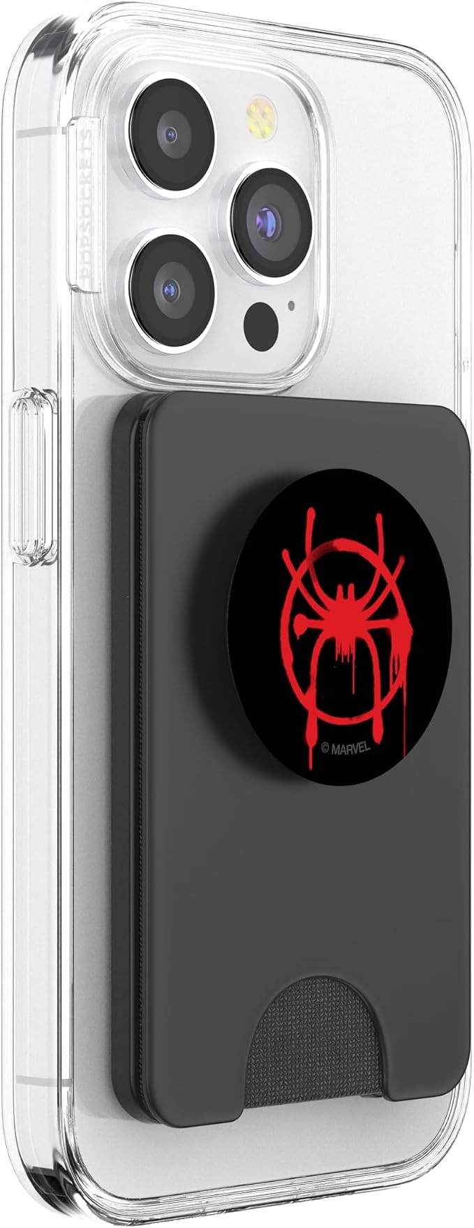 Marvel Spider-Man Into The Spider-Verse Red Icon PopSockets Adhesive PopGrip