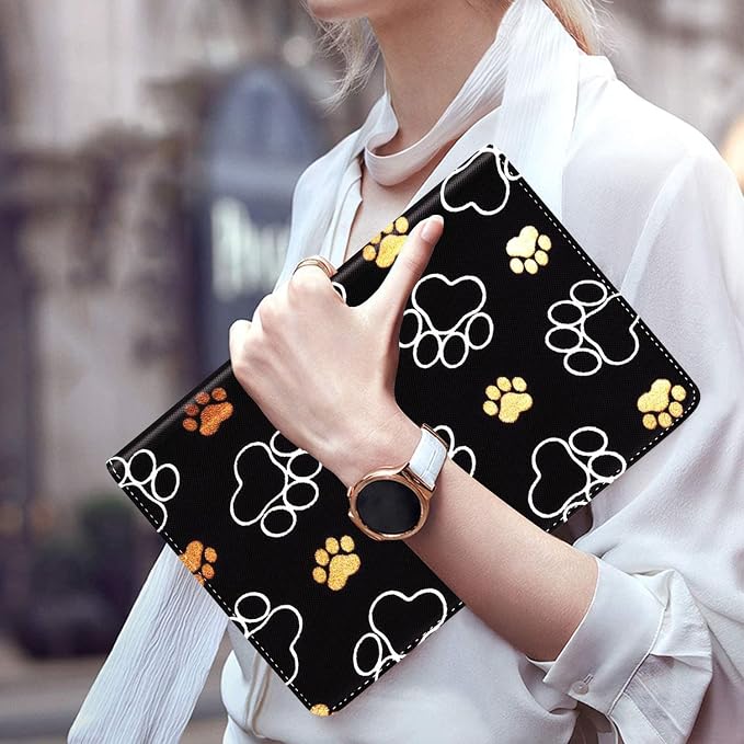 Case for Galaxy Tab S5e Case 2019 10.5 Tablet SM-T720/T725，Anti Slide Premium PU Leather Multi-Angle Viewing Folio Stand Case Cover for Samsung Galaxy Tab S5e Tablet 10.5 Inch - Black Cat Art