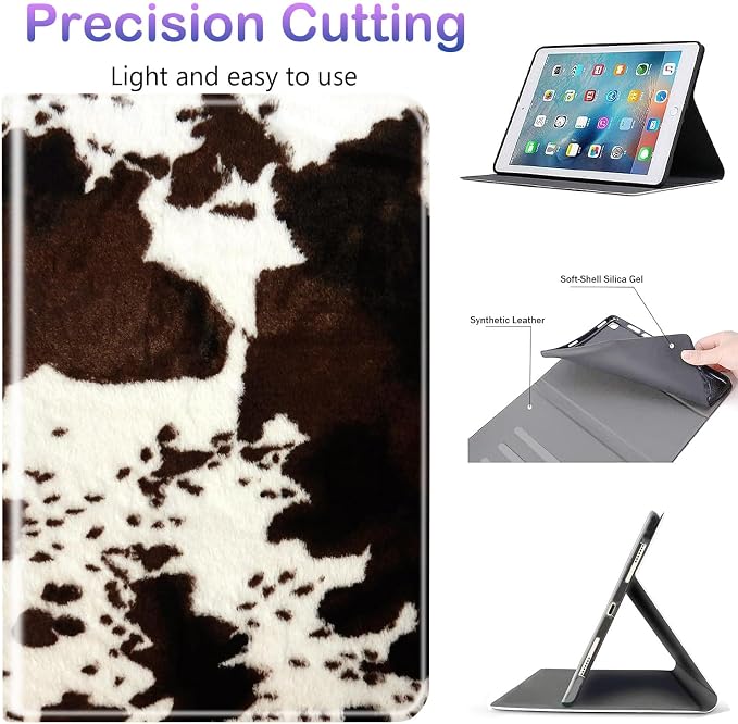 Case for iPad 10.2-inch (2021/2020/2019)/ iPad Air 10.5 2019 / iPad Pro 10.5 Multi-Angle Bracket with Automatic Sleep/Wake Protection Case - Babe We Got This