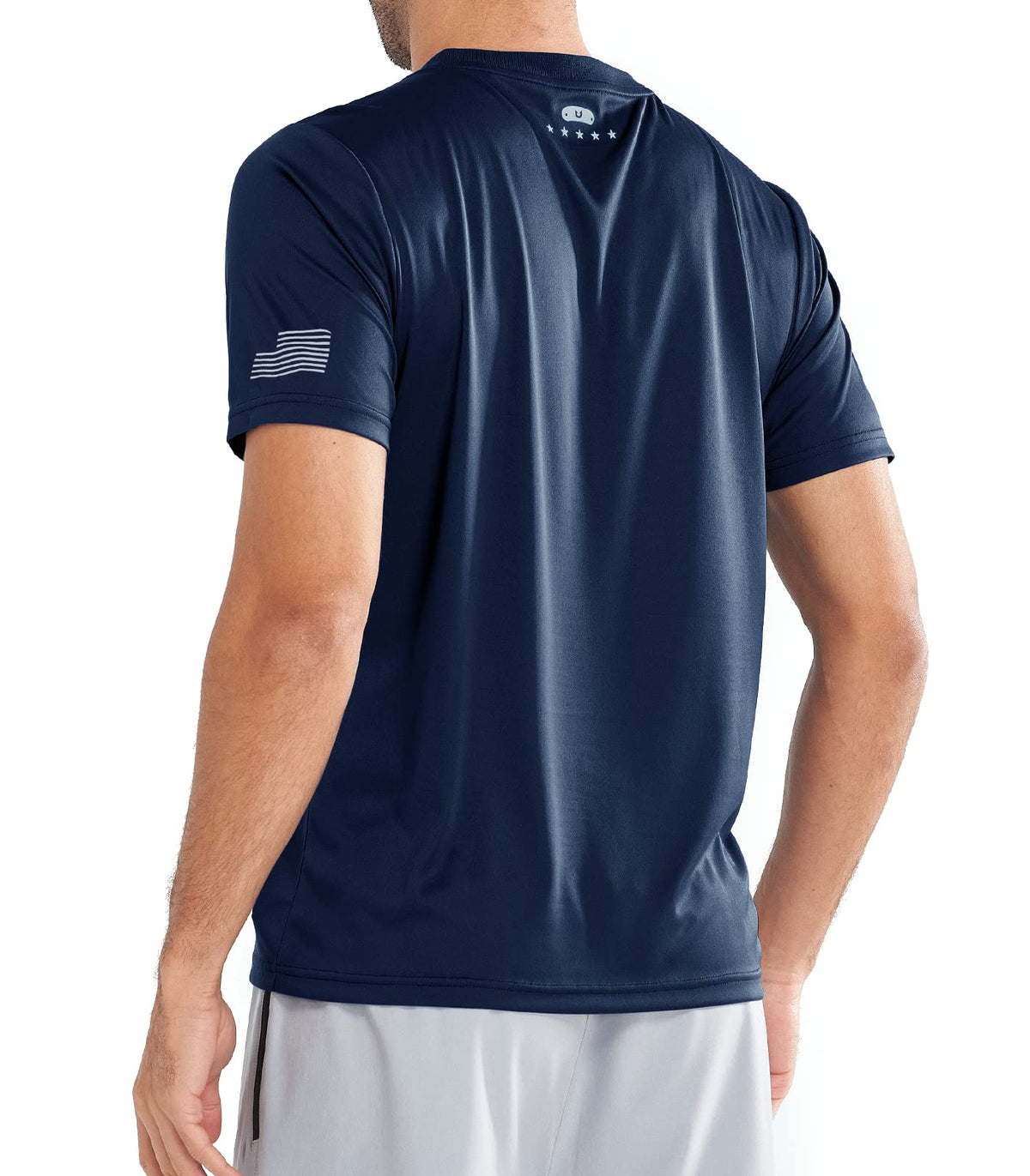 NORTHYARD Men's UPF 50+ Sun Protection Shirt Short Sleeve Swim Rash Guard SPF UV Athletic Workout Running T-Shirt Navy L