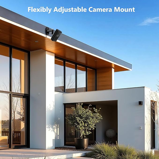 Adjustable Wall Mount for Spotlight Cam Plus/Pro (Battery) and Stick Up Cam/Pro (Battery), 360° Swivel Mounting Bracket for Indoor and Outdoor Use,Black
