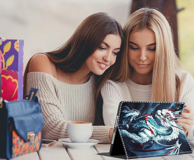 Case for New iPad (A16) 11th Generation 11 Inch 2025 for iPad 10th Generation 10.9 2022 Multi-Angle Smart Stand Cover Auto Sleep/Wake Halloween Panda Wizard and Pumpkin