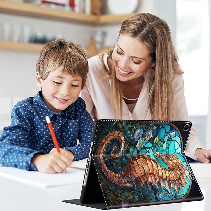Case for iPad (A16) 11th Generation 11 Inch (2025) for iPad 10th Generation 10.9 Inch (2022) Slim Folding Stand Cover with Auto Wake/Sleep Watercolor Sea Turtle