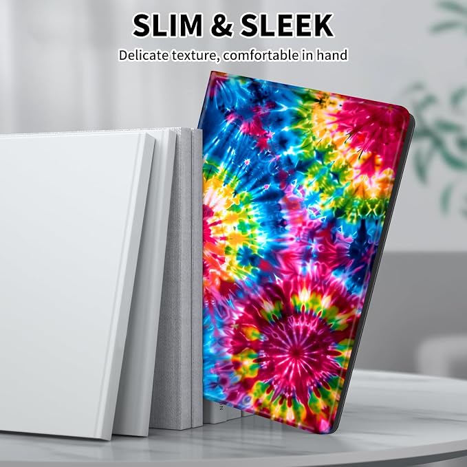 Case for Microsoft Surface Pro 11/10 / 9 13 InchPU Leather Cute Slim Folio Adjustable Stand Cover Case for Surface Pro 11th Edition AIArt Red Dragonfly