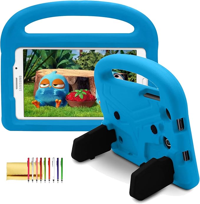 Kids Case for Samsung Galaxy Tab A 8.0 (2019) SM-T290/SM-T295 Techcircle Kid Child Safe Shock Proof EVA Rugged Protective Handle Stand Case for Galaxy Tab A 8.0 SM-T290/SM-T295 Tablet Black