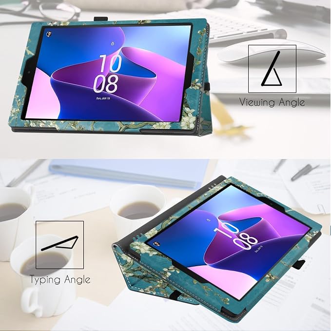 Folio Case for 10.1 Inch Previous Fire HD 10 Tablet | Famavala Stand Cover for [7th/9th Generation 2017/2019 Released] (BlueSky)
