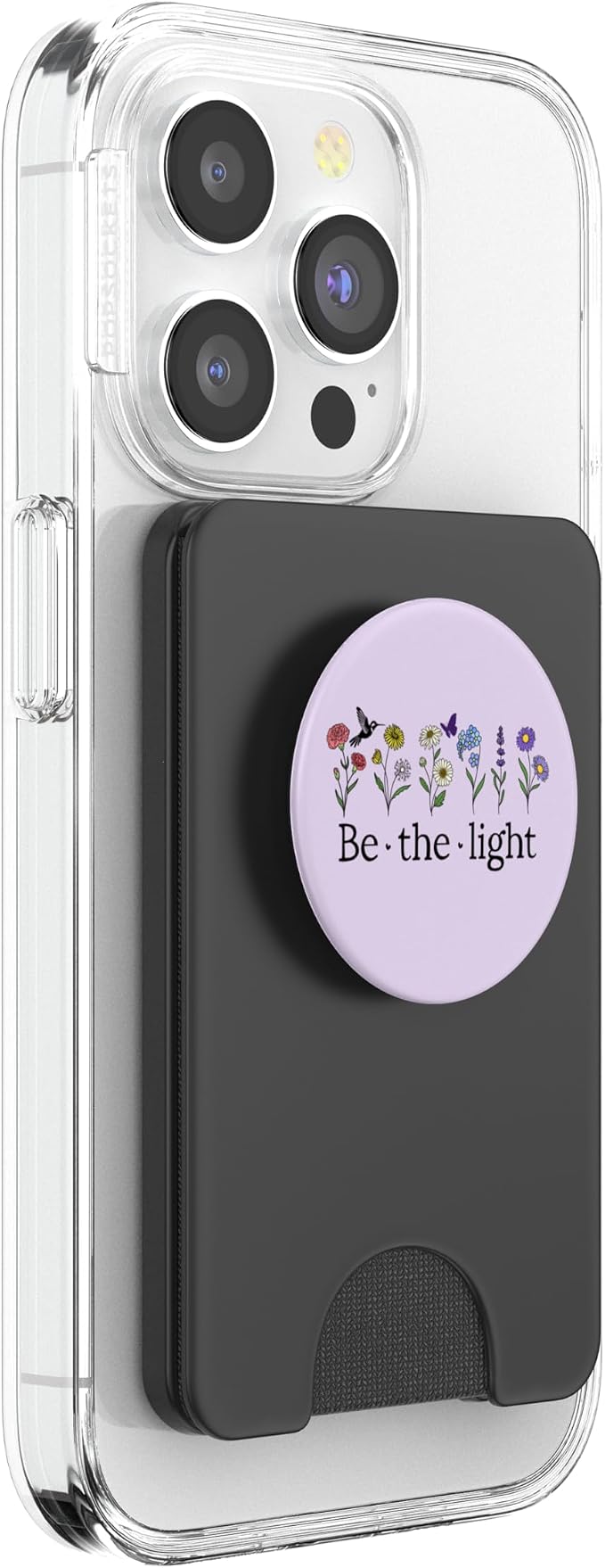 Be the Light Purple Christian Faith Bible Verse Matthew 5:14 PopSockets PopGrip for MagSafe